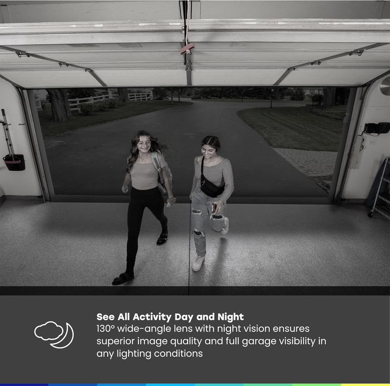 Myq Garage Plug-In Camera Gen 2 – 2K Smart Wi-Fi Garage Camera with Night Vision gallery