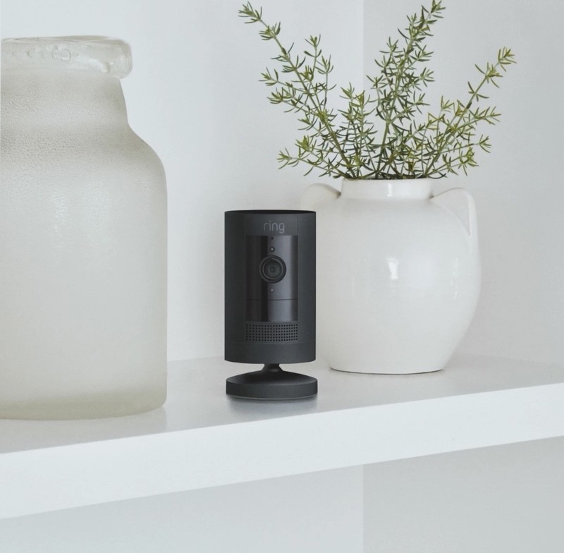 New Ring Stick Up Cam Battery Powered Indoor Outdoor Camera with Two-Way Talk gallery