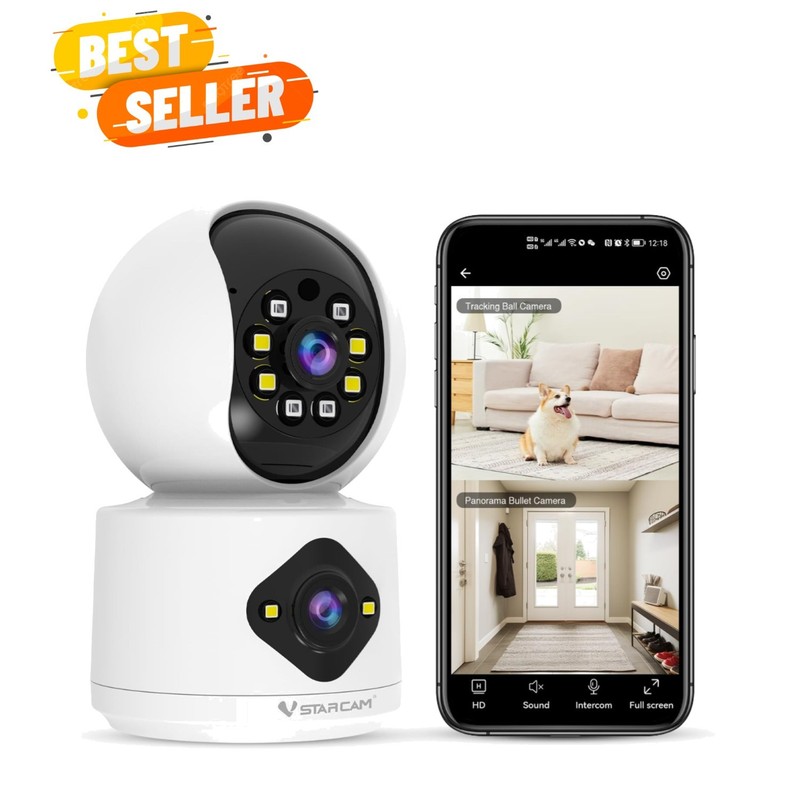 Smart Indoor 2K Security System with Motion Detection & Real-Time Alerts