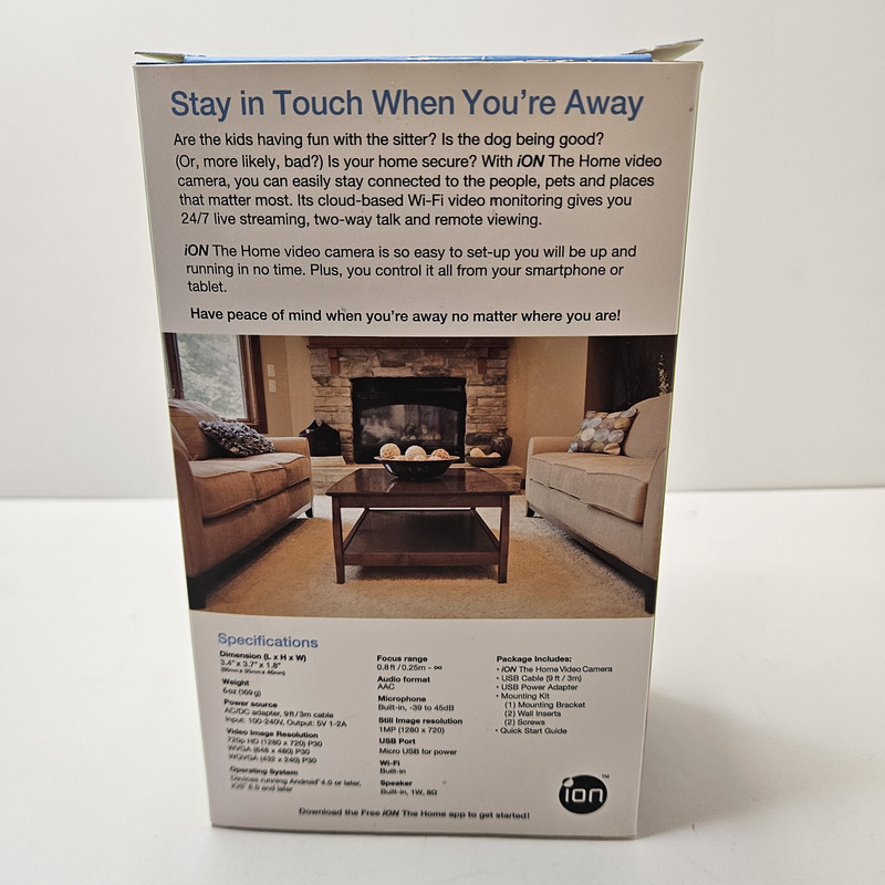 iON the home Pro Wi-Fi Wireless Cloud Video Monitoring Security Camera gallery