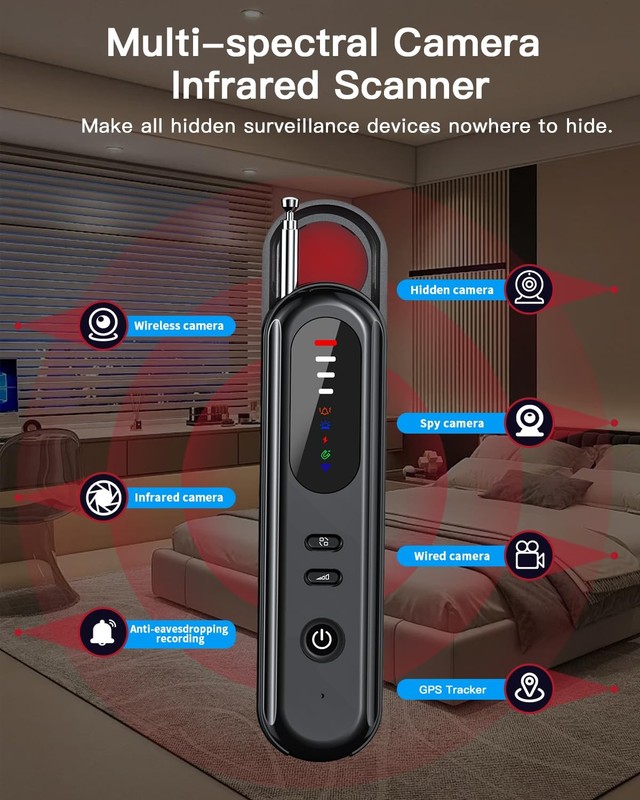 Hidden Camera Detector, AntiSpy Camera Finder, RF Signal & WiFi Scanner, GPS ... gallery