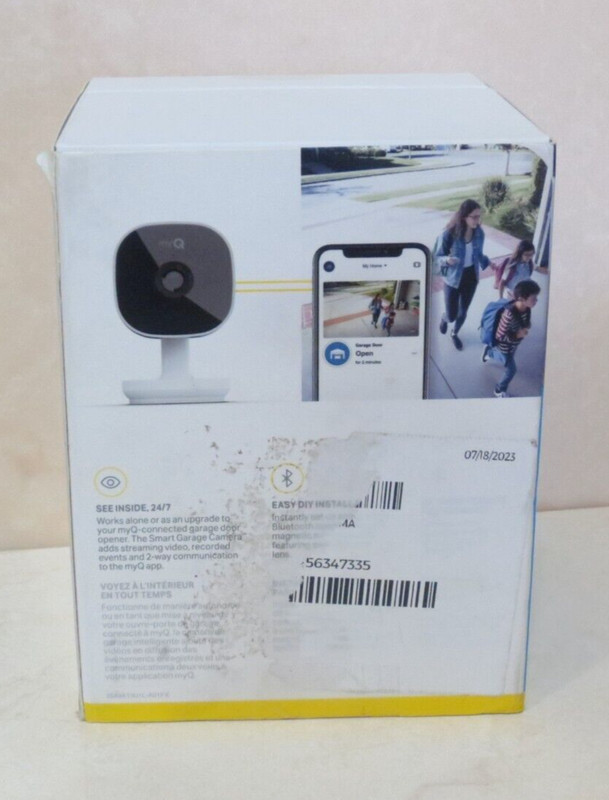 MY Q SMART GARAGE CAMERA MYQ-SGC1WCH * READ * gallery