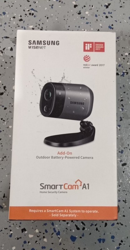 Samsung SmartCam A1 Outdoor 720p Wireless Battery Powered Camera Open Box