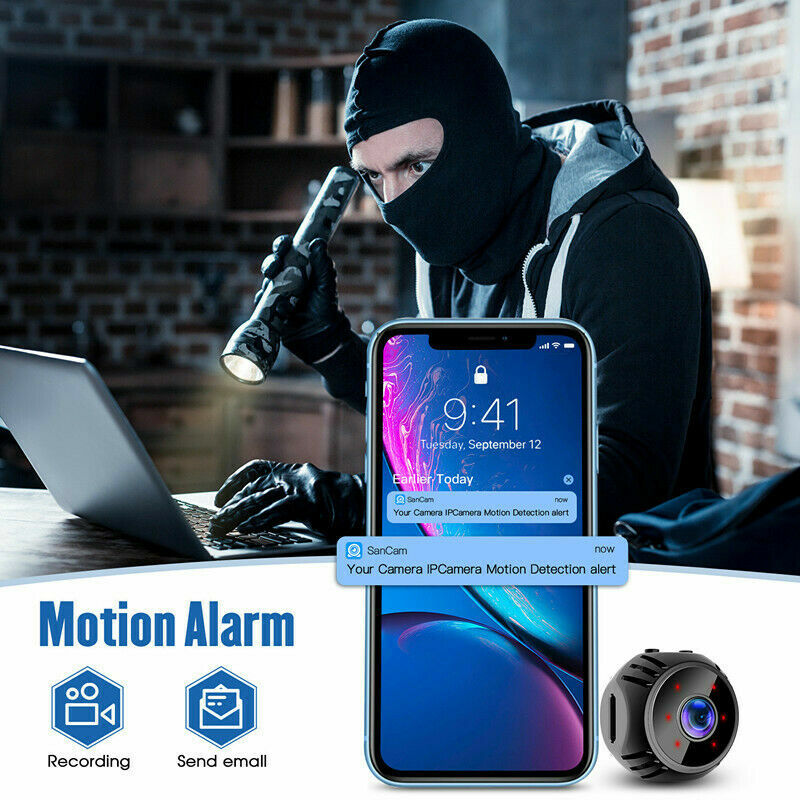 HD 1080P Wireless Wifi Mini Camera IP Home Security DVR Night Vision Indoors Cam gallery
