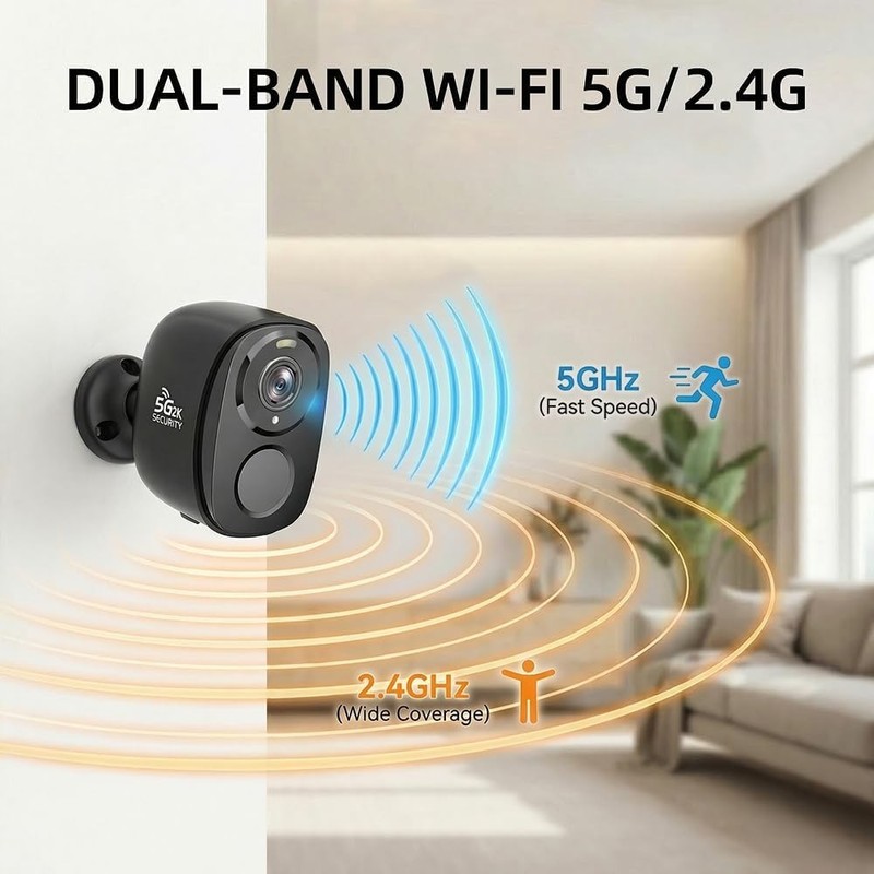 Comprehensive Outdoor/Indoor Home Security with 4-Pack 2K AI Motion Cameras gallery