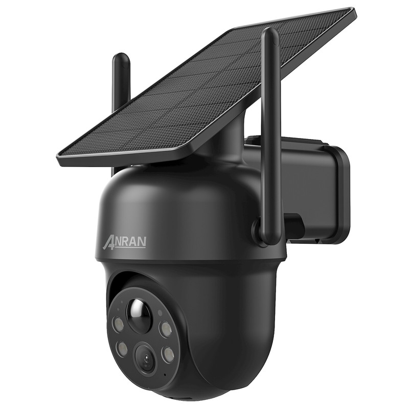 ANRAN 5MP Solar Wireless Outdoor Security Camera Wifi Audio Battery Powered IR