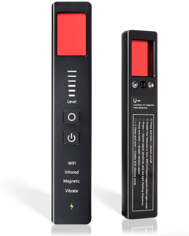 Upgraded Hidden Camera Detector, Wireless RF and Infrared Scanner – AI-Powere…