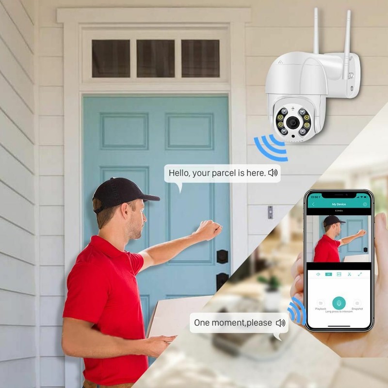 1080P PTZ Wireless IP Camera Waterproof 4X Digital Zoom Speed Dome Super Mini Wi gallery