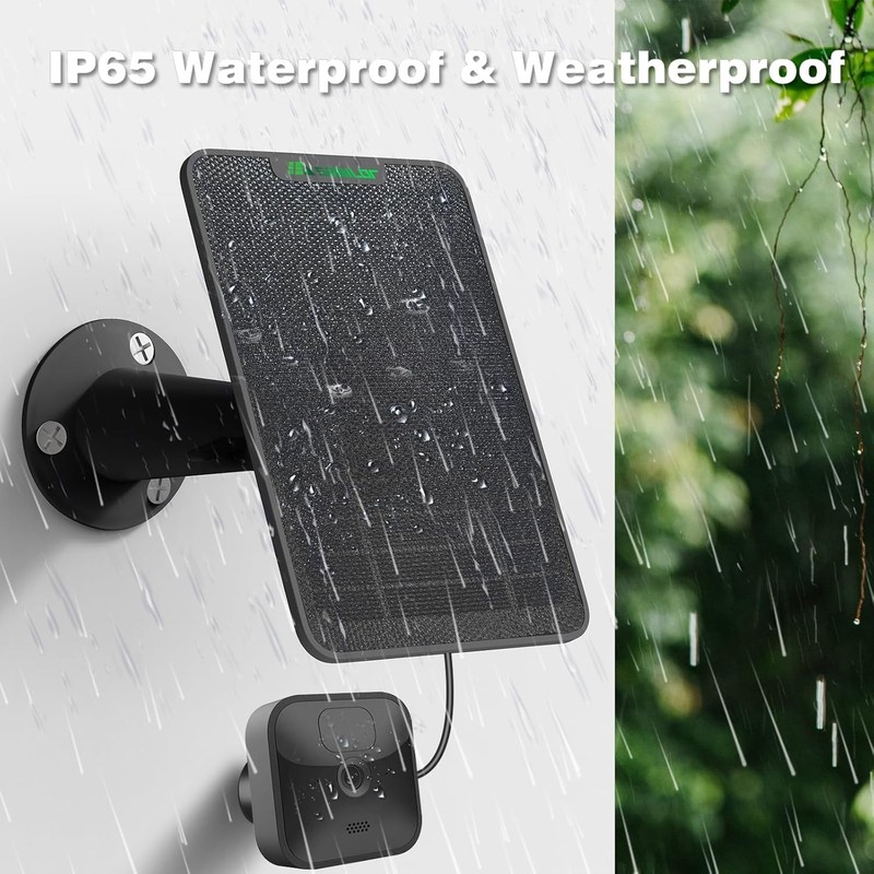 4 Pack 6W Solar Panel for Blink Outdoor 4 - Weatherproof Charging Solution gallery