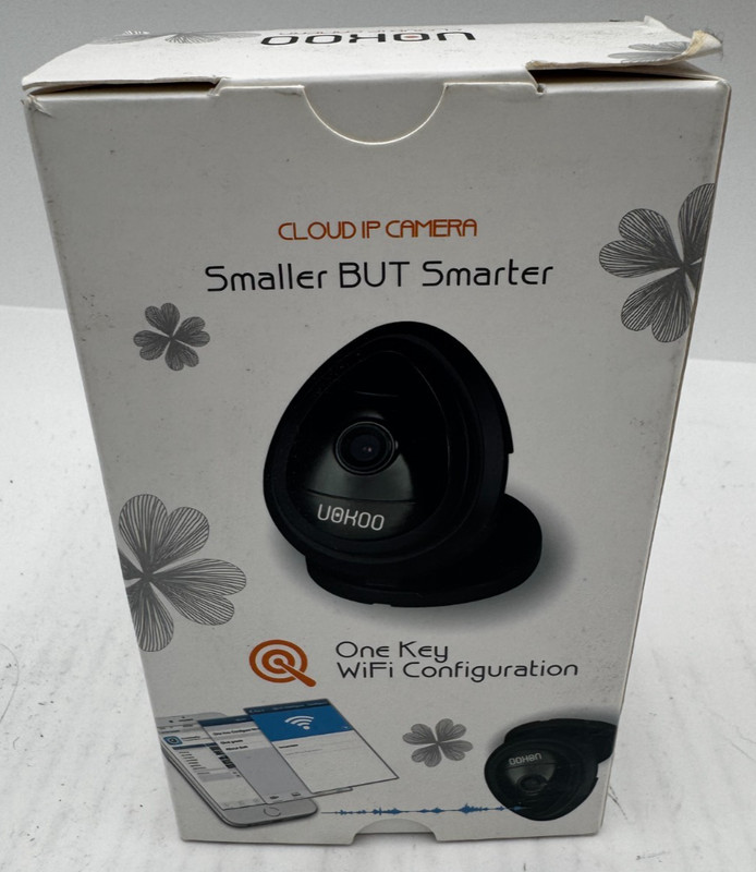 U0K00 Cloud IP Camera Wall Mounted Smaller Smarter One Key WiFi Configuration