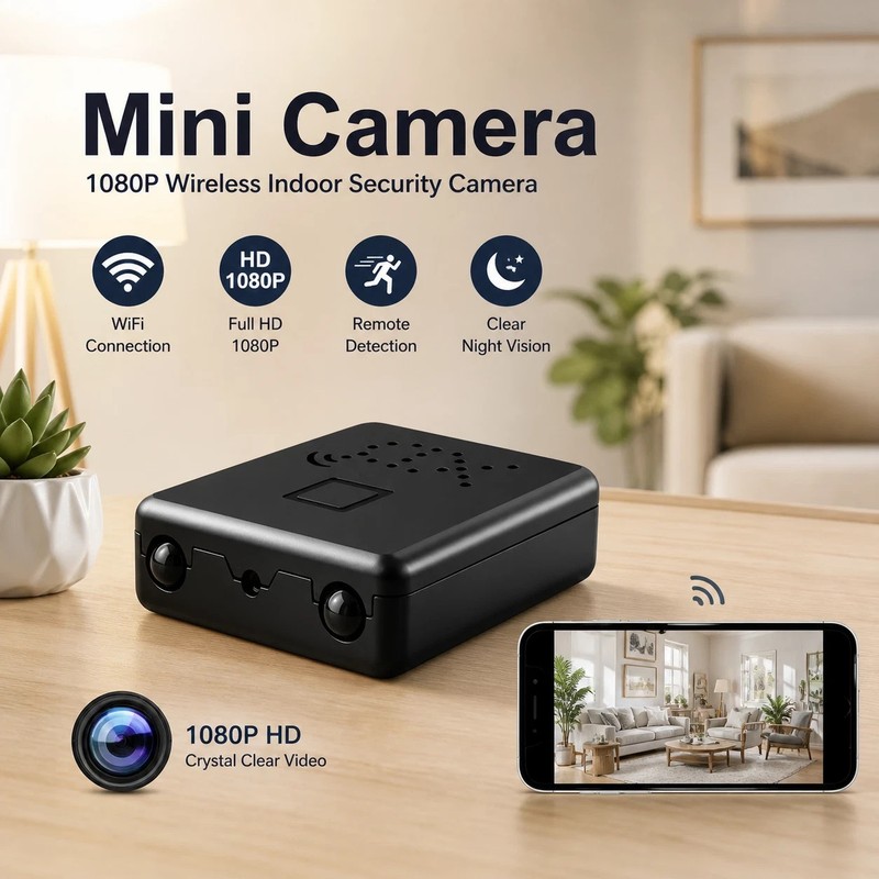 2026 Smart Mini WiFi Camera Wireless 1080P HD Night Cam w/Battery Home Security gallery