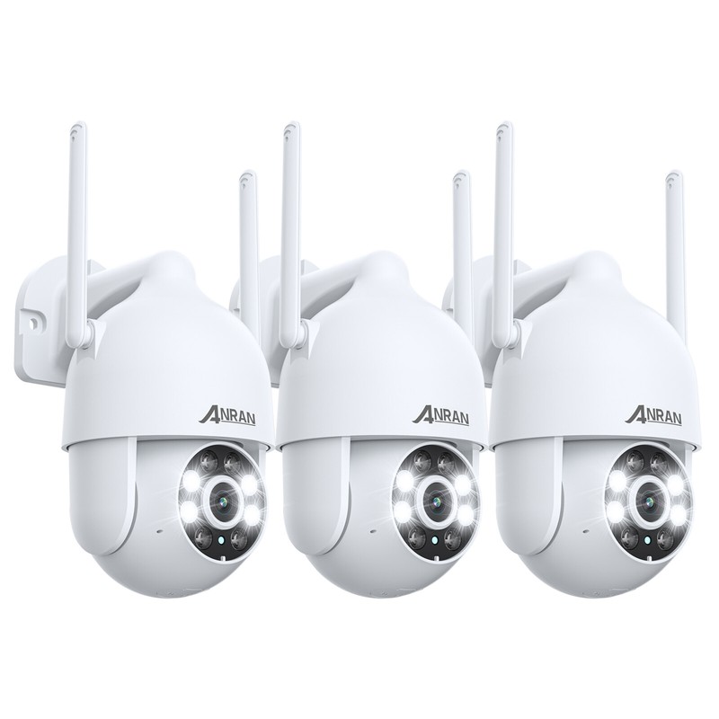 ANRAN Pan/Tilt CCTV Wireless Security Camera Waterproof 2way Audio 1080P Wifi IR