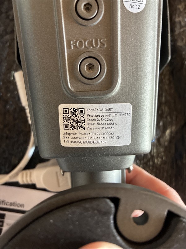 Security Camera Outdoor Camera See Pictures For Details Model GW1345I ￼ gallery