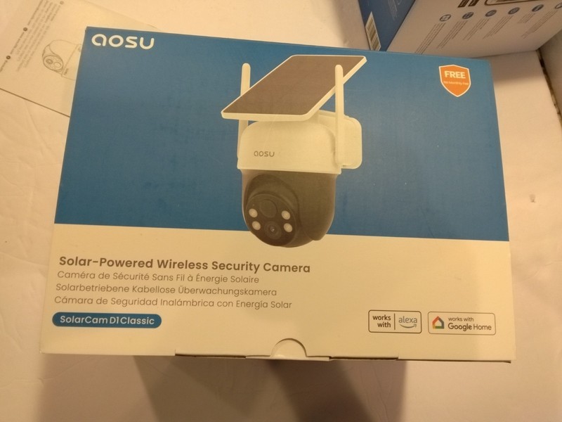 AOSU Wireless Solar Outdoor Security Cameras Bundle - 2 gallery