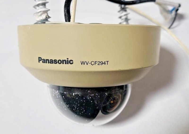 Panasonic WV-CF294T Mini-Dome Day/Night Color Security Camera CCTV Surveillance gallery