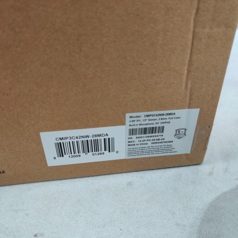 CMIP3C42NW-28MDA HD IP 4MP 247 Full Color 2.8mm WDR Built-in Mic Turret Camera gallery