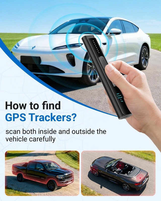 Hidden Camera Detector 6 in 1 Portable Bug and GPS Tracker for Travel and Hotels gallery