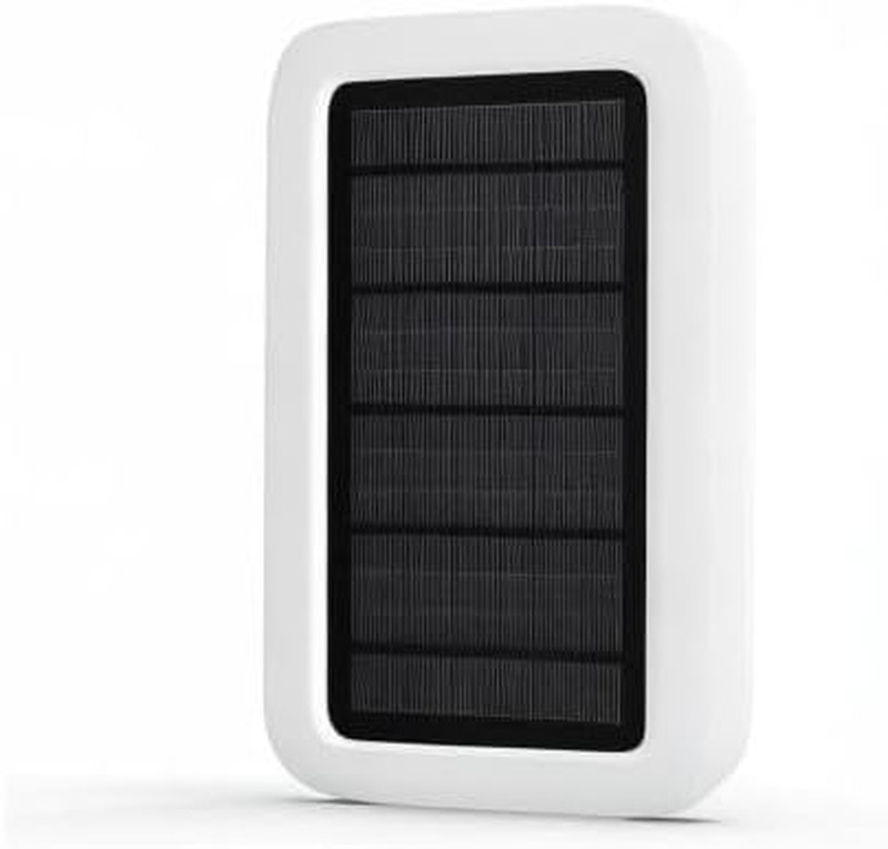 Solar Panel for Outdoor Security Camera,White gallery