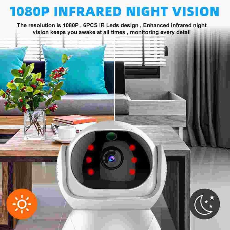 Camaras De Seguridad Para Exterior 5G WIFI Inalambrica Con Vision Nocturna 1080P gallery