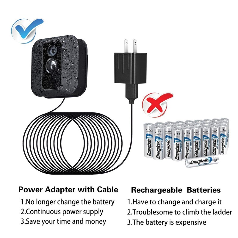 Power Adapter for Blink XT / XT2 & Blink Outdoor (3rd Gen) Camera, with 30 ft/9 gallery