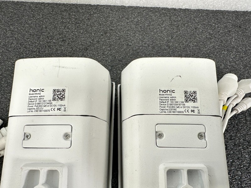 LOT OF 2 Honic HN-4KZ Ultra hd 4k 8mp outdoor poe ip camera 3.6-11mm lens 🚚 gallery