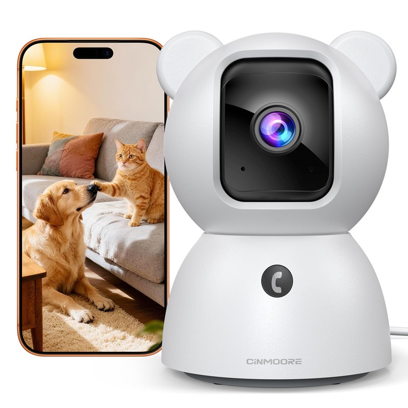 Camara De Seguridad Con Deteccion De Llanto Y Audio Bidireccional De Lujo