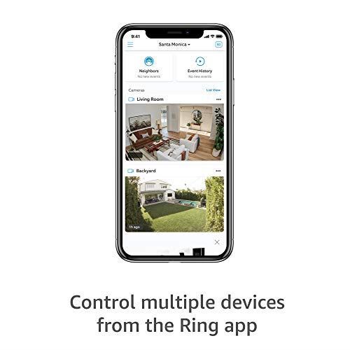 Ring Stick Up Cam Plug-In HD security camera with two-way talk, Works with Alexa gallery