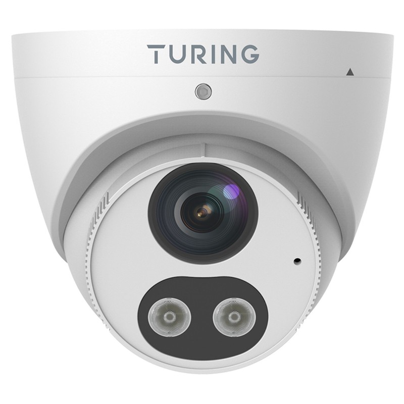 Turing Video TP-MEAD8M28 Smart 8MP Dual-Light Deterrence Turret IP Camera 2.8mm