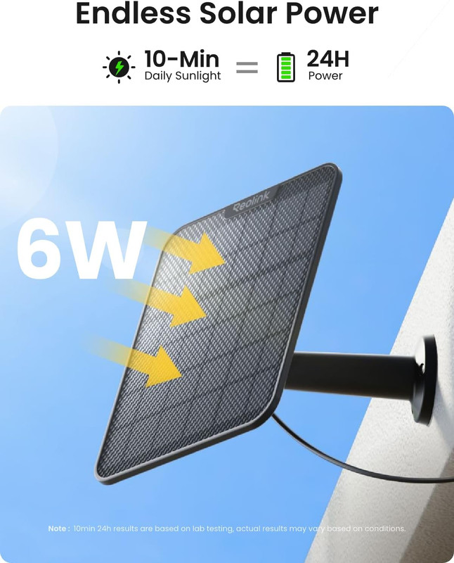 REOLINK Argus 4 Pro 4K Solar Security Camera, AI Detection, No Subscription gallery