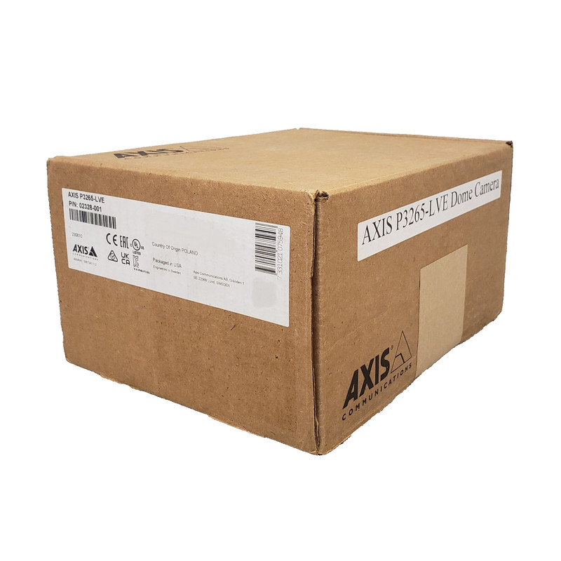AXIS P3265-LVE 9mm Outdoor Network IP Dome Camera 1080p Night Vision | 02328-001 gallery