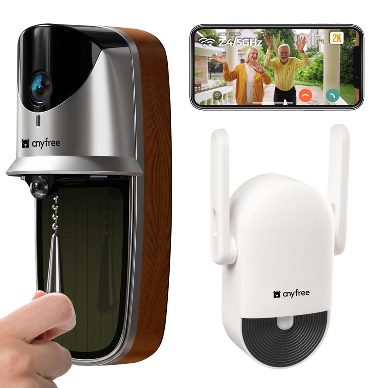 2026 Newly Solar Video Doorbell Camera Wireless with Chime Pro (2nd), 2K Wide…