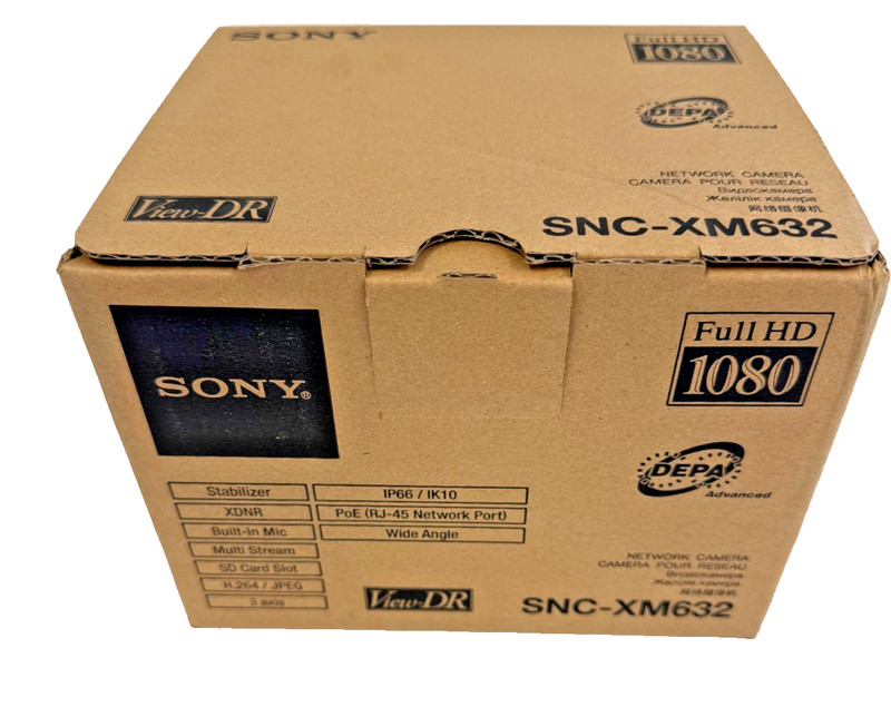 Sony SNC-XM632 Security Camera HD Outdoor Minidome Full 1080p gallery