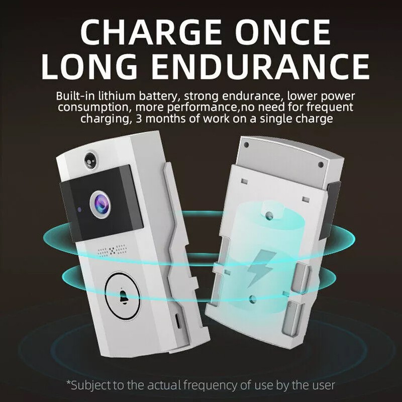 Smart Wireless WiFi Ring Door bell Intercom Video Camera Door-bell Home Security gallery