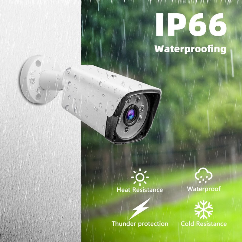 8CH H.265+ 5MP Lite DVR 1080P FHD Home Security Camera System Kit Outdoor CCTV gallery
