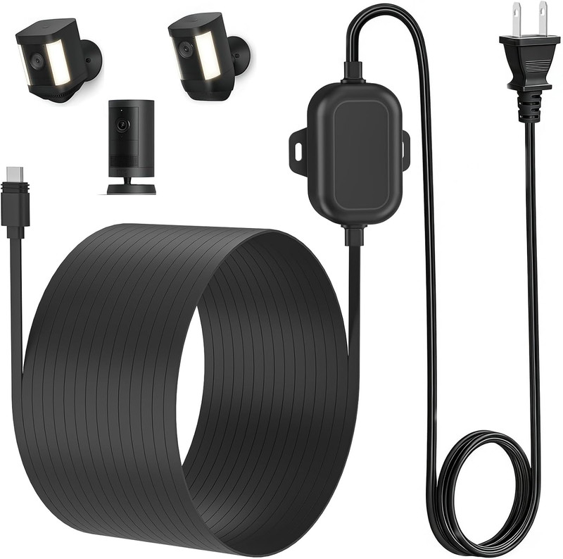 Power Adapter for Ring Outdoor Cam Plus/Ring Spotlight Cam Plus/Pro (Battery), 2 gallery