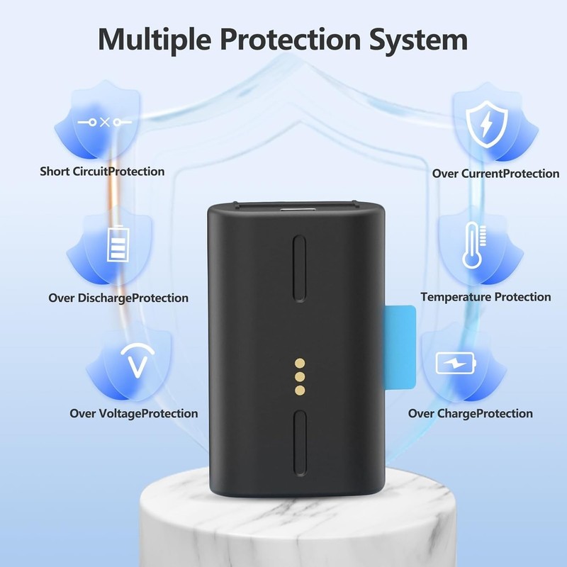 2-Pack Rechargeable Batteries for Simplisafe Wireless Outdoor Security Cameras, gallery
