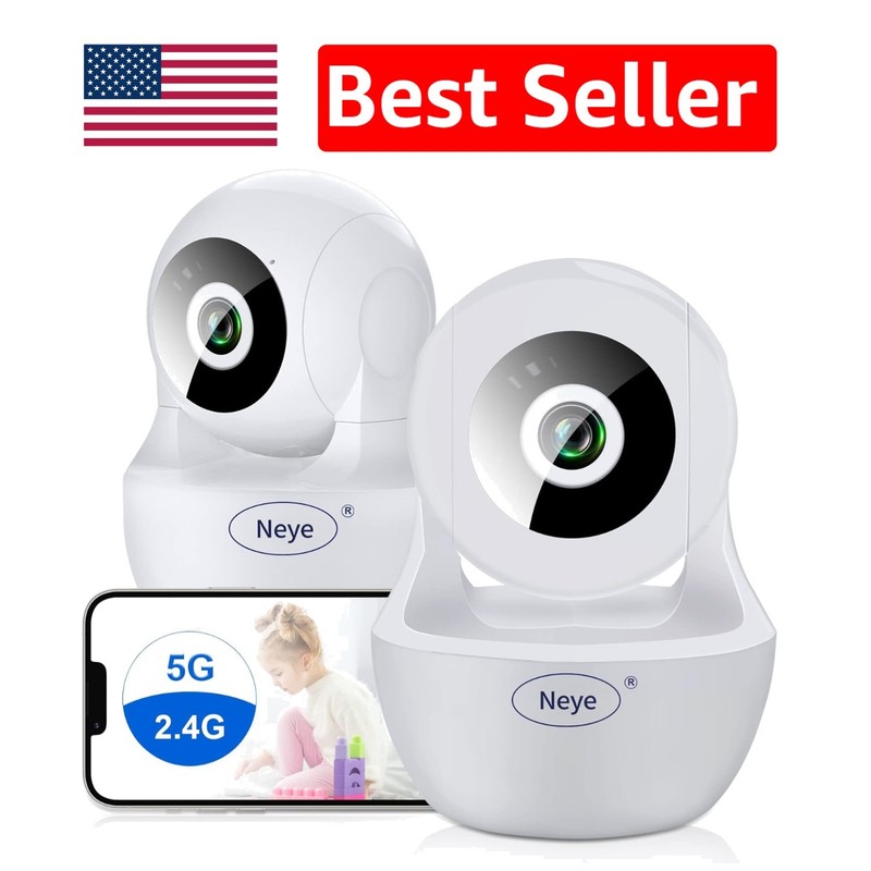 1080P WiFi Security Camera – Indoor Baby Monitor with Night Vision & Two-Way …