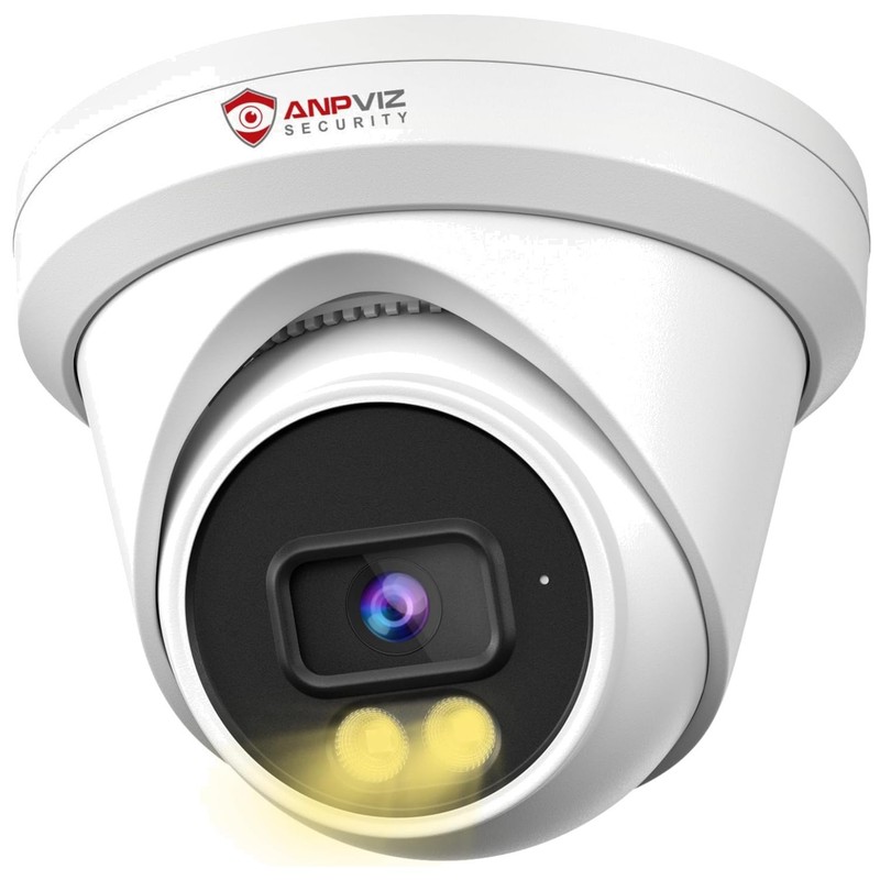 Outdoor/Indoor PoE Security Cam, 512GB SD Slot