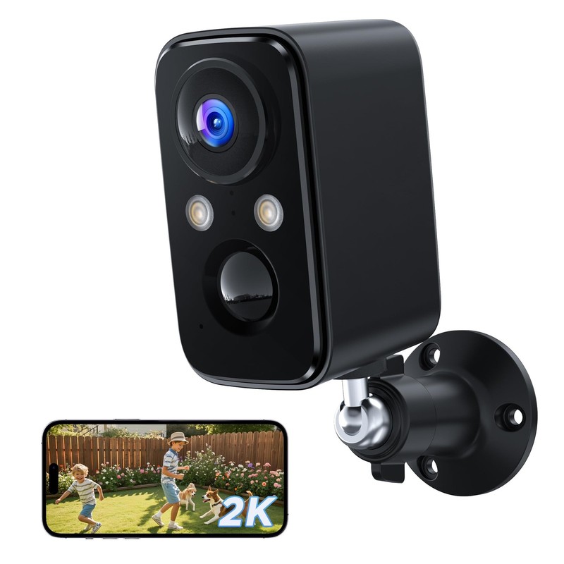 BECAMSO 2K Wireless Security Camera Outdoor Battery Powered WiFi Home CCTV gallery
