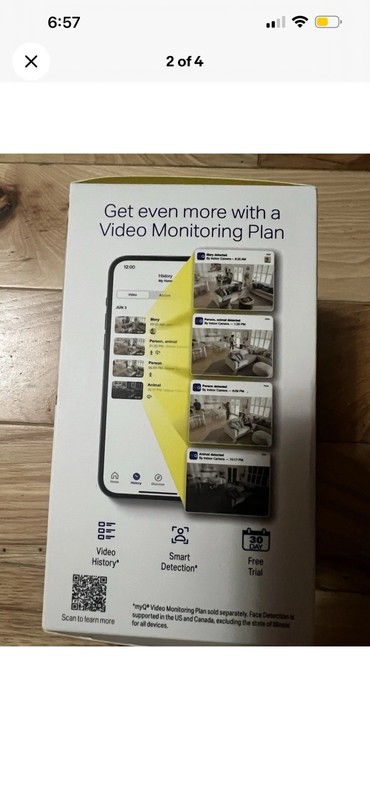 My Q Smart Indoor Camera, Style# MYQ-C13AXXW, Color White gallery