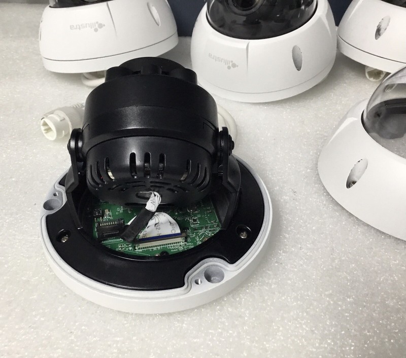 Lot 4 IP Network Color Camera W/ 2.7-12mm 2MP 1080P WDR IR TDN POE IES02D1OCWIYB gallery