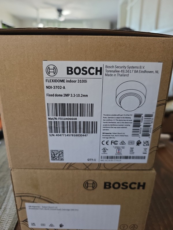Bosch NDI-3702-A FlexiDome 3100i Series 2MP Indoor IR Dome Camera