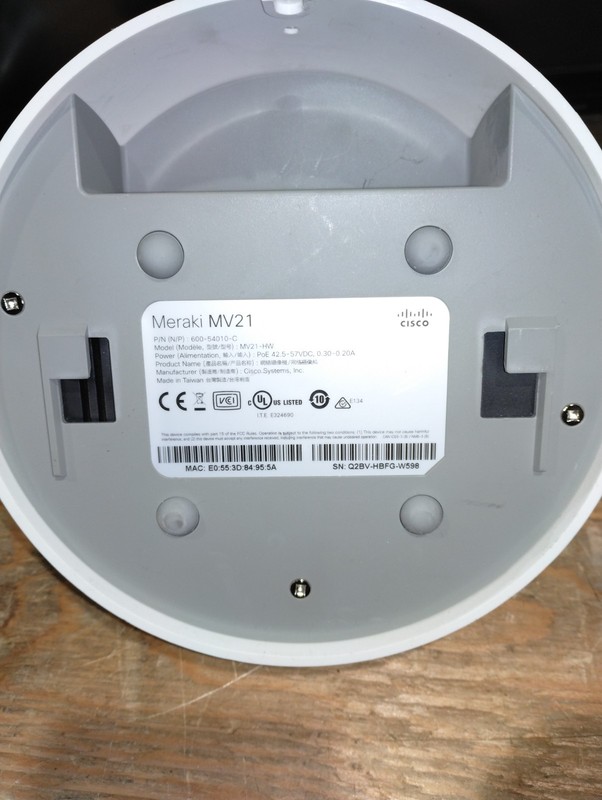 Cisco Meraki MV21-HW Indoor Dome Camera UNCLAIMED Lot of 13 gallery