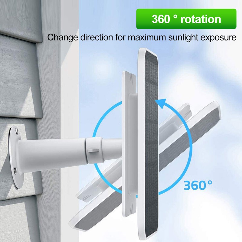 US Solar Panel For USB Outdoor Power Camera Security Cam Battery Charger 3W 5V gallery