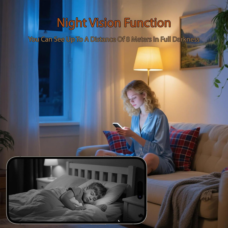 2026 5G Mini HD Security Camera - 100 Days Battery, Night Vision, Motion Detecti gallery