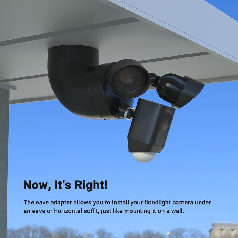 Eave Mount for Ring Floodlight Cam Wired Plus/, Blink Wired Floodlight , and ... gallery