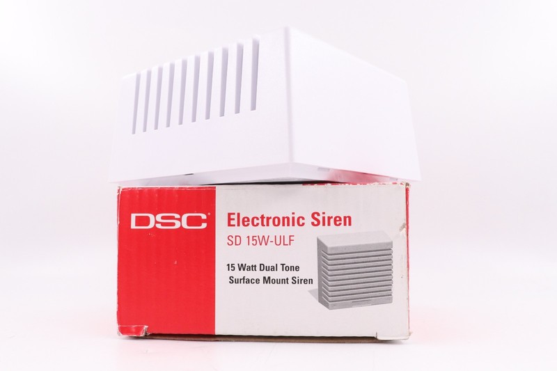 DSC SD15W-ULF 15W DUAL TONE ELECTRONIC SIREN, SURFACE MOUNT