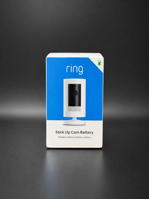 Ring Outdoor Wireless Security Camera (Stick Up Cam) – White