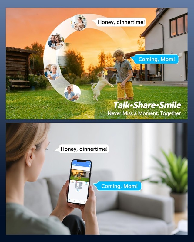 Outdoor WiFi Security Camera 3MP PTZ Pan Tilt, Dual-Band WiFi, Color Night Visio gallery