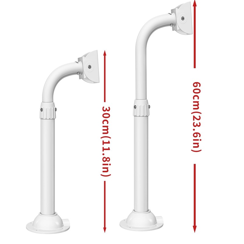 Solid J-Pole Bracket Extendable Mounting Holder for Security Surveillance Cam gallery